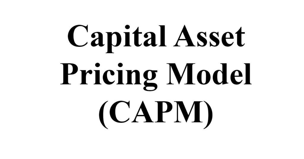 Capital Asset Pricing Model positive negative beta capm