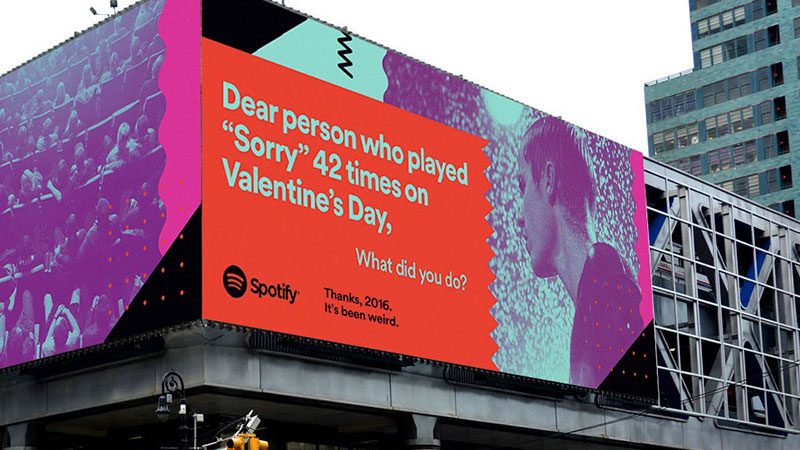 spotify billboard ad