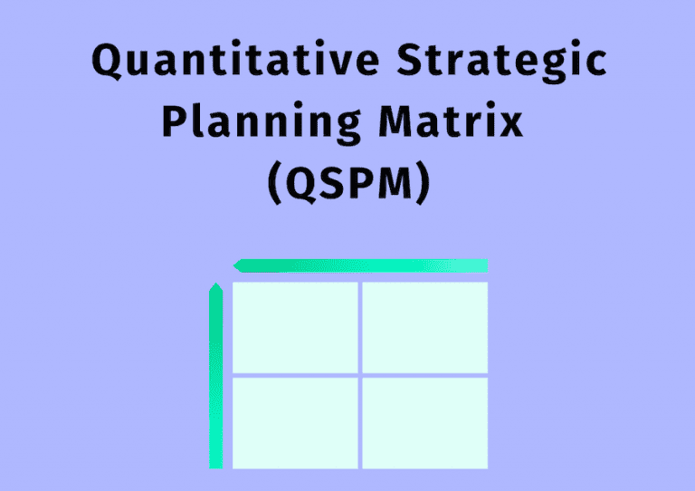 Quantitative Strategic Planning Matrix (QSPM)