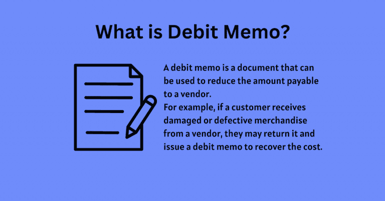 debit memo definition image